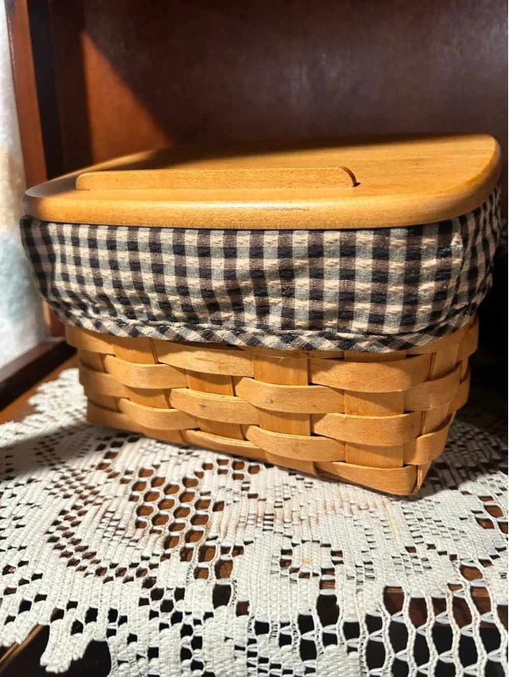 Longaberger Large recipe basket